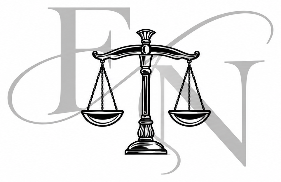 Faiz Legal scales and initials